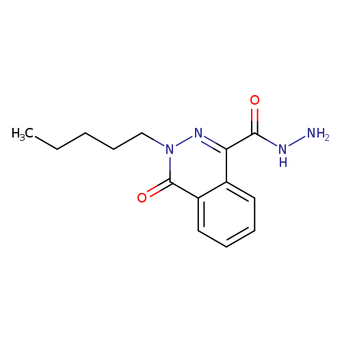 4-oxo-3-pentyl-3,4-dihydrophthalazine-1-carbohydrazide