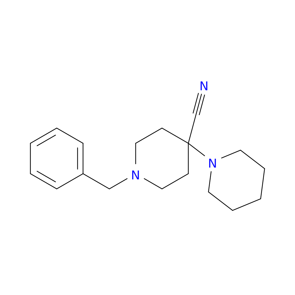 1'-Benzyl-[1，4'-bipiperidine]-4'-carbonitrile