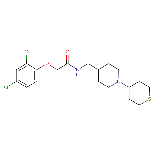 2-(2,4-dichlorophenoxy)-N-{[1-(thian-4-yl)piperidin-4-yl]methyl}acetamide