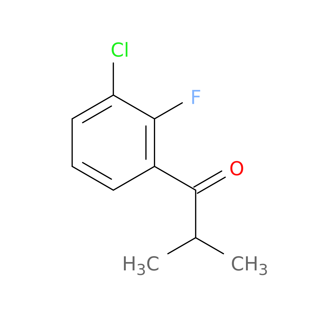 1-(3-Chloro-2-fluorophenyl)-2-methylpropan-1-one