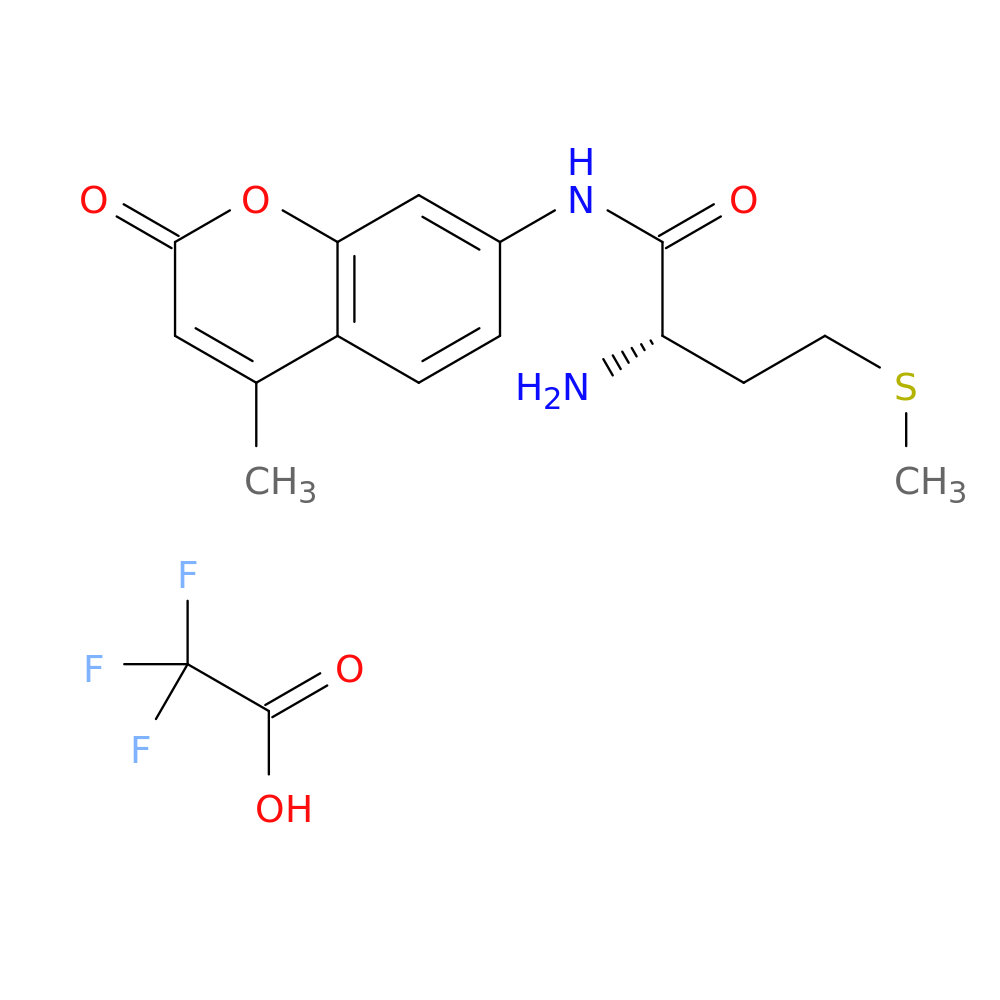 (S)-2-Amino-n-(4-methyl-2-oxo-2h-chromen-7-yl)-4-(methylthio)butanamide 2,2,2-trifluoroacetate