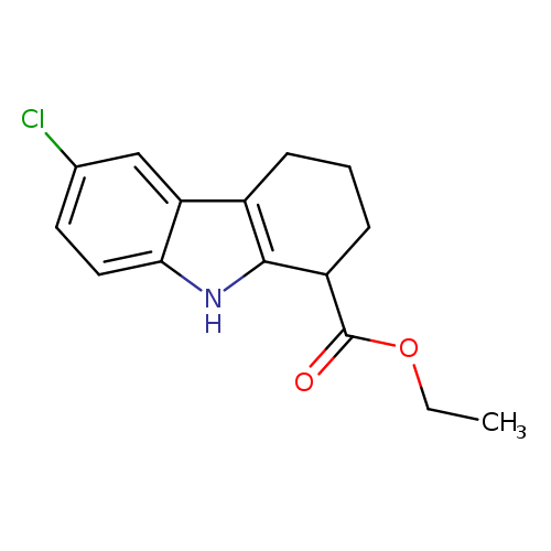 ETHYL 6-CHLORO-2,3,4,9-TETRAHYDRO-1H-CARBAZOLE-1-CARBOXYLATE