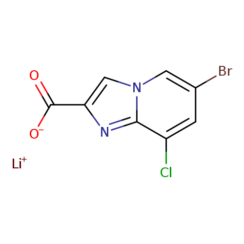 lithium(1+)6-bromo-8-chloroimidazo[1,2-a]pyridine-2-carboxylate