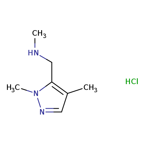 [(1,4-dimethyl-1H-pyrazol-5-yl)methyl](methyl)amine hydrochloride