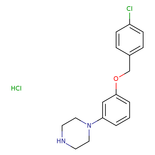 1-{3-[(4-chlorophenyl)methoxy]phenyl}piperazine hydrochloride