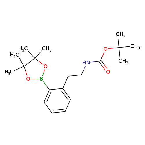 tert-Butyl N-{2-[2-(tetramethyl-1,3,2-dioxaborolan-2-yl)phenyl]ethyl}carbamate