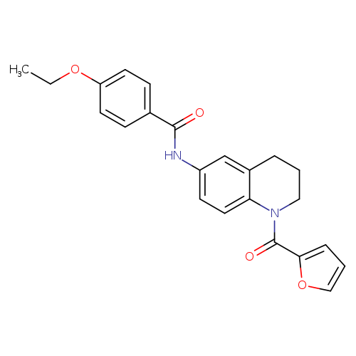 4-ethoxy-N-[1-(furan-2-carbonyl)-1,2,3,4-tetrahydroquinolin-6-yl]benzamide