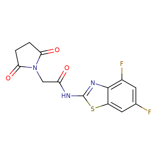 N-(4,6-difluoro-1,3-benzothiazol-2-yl)-2-(2,5-dioxopyrrolidin-1-yl)acetamide