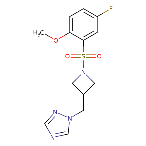 1-{[1-(5-fluoro-2-methoxybenzenesulfonyl)azetidin-3-yl]methyl}-1H-1,2,4-triazole