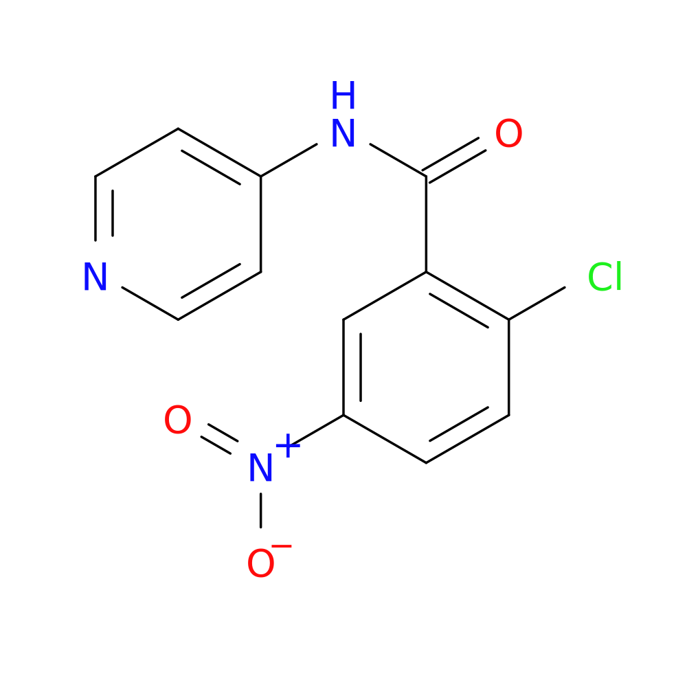 2-Chloro-5-nitro-N-4-pyridinylbenzamide