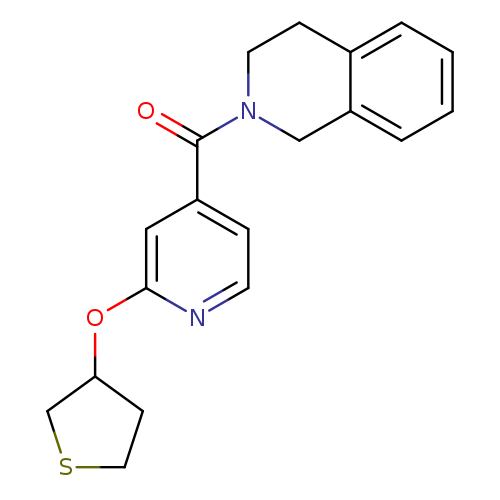 2-[2-(thiolan-3-yloxy)pyridine-4-carbonyl]-1,2,3,4-tetrahydroisoquinoline