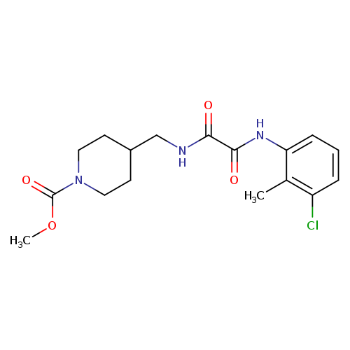 methyl 4-({[(3-chloro-2-methylphenyl)carbamoyl]formamido}methyl)piperidine-1-carboxylate