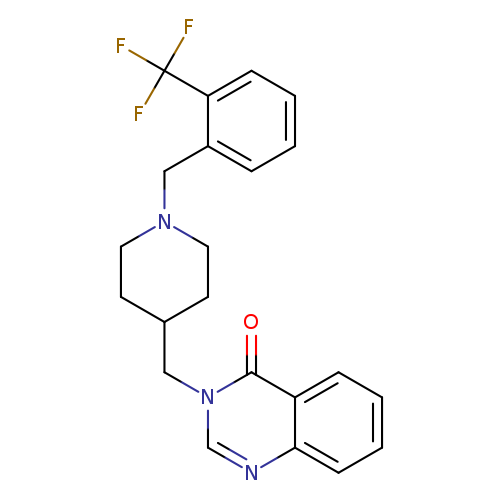3-[(1-{[2-(trifluoromethyl)phenyl]methyl}piperidin-4-yl)methyl]-3,4-dihydroquinazolin-4-one