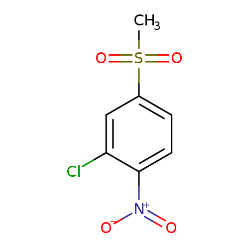 Benzene, 2-chloro-4-(methylsulfonyl)-1-nitro-