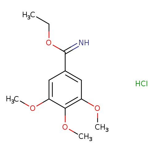 ethyl 3,4,5-trimethoxybenzene-1-carboximidate hydrochloride