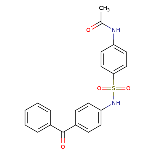 N-{4-[(4-benzoylanilino)sulfonyl]phenyl}acetamide