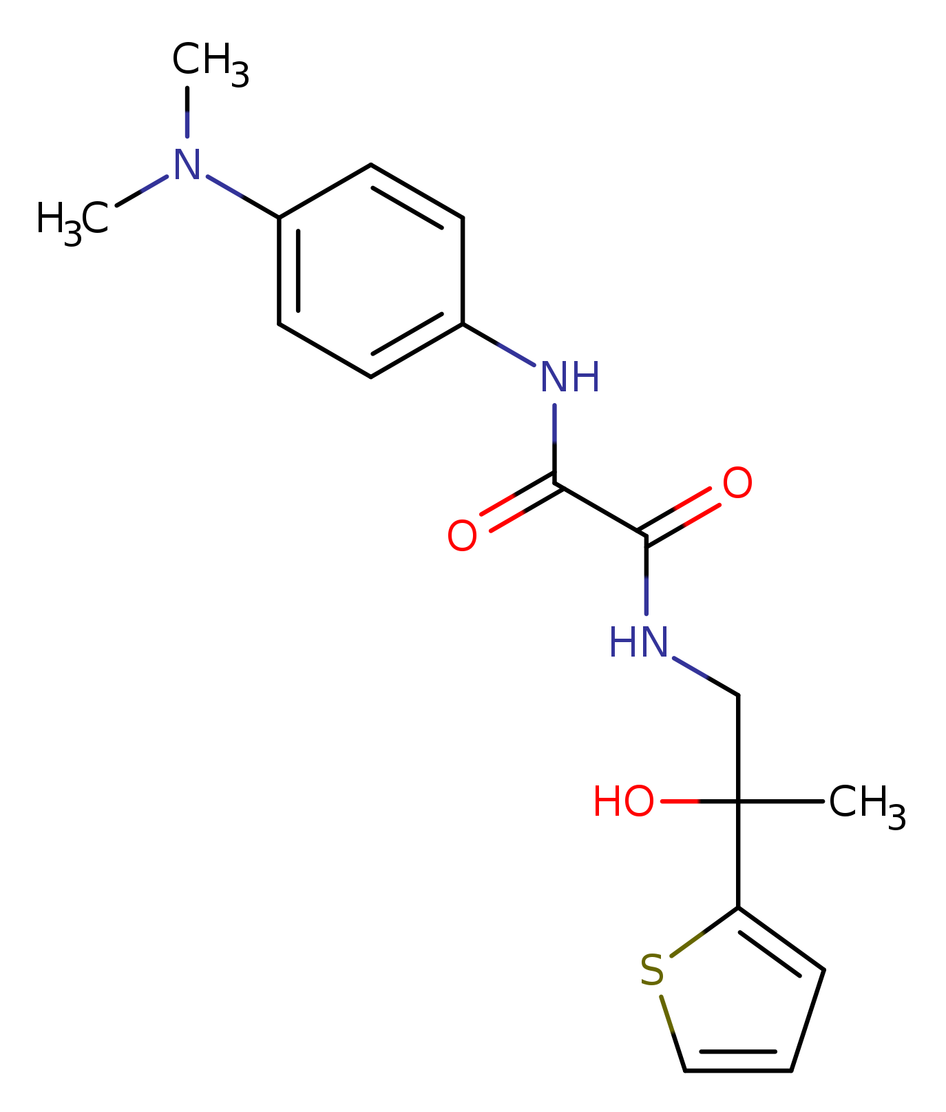N'-[4-(dimethylamino)phenyl]-N-[2-hydroxy-2-(thiophen-2-yl)propyl]ethanediamide