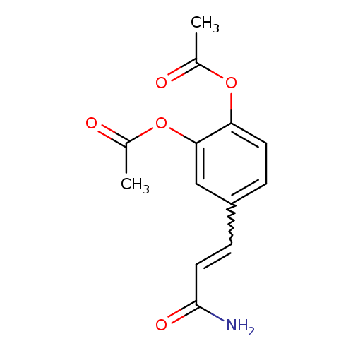 2-Propenamide, 3-[3,4-bis(acetyloxy)phenyl]-