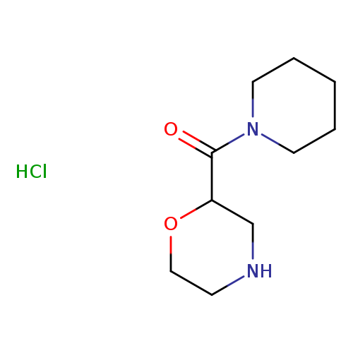 2-(piperidine-1-carbonyl)morpholine hydrochloride