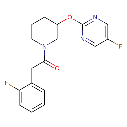 2-(2-fluorophenyl)-1-{3-[(5-fluoropyrimidin-2-yl)oxy]piperidin-1-yl}ethan-1-one