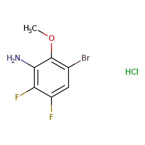 3-bromo-5,6-difluoro-2-methoxyaniline hydrochloride