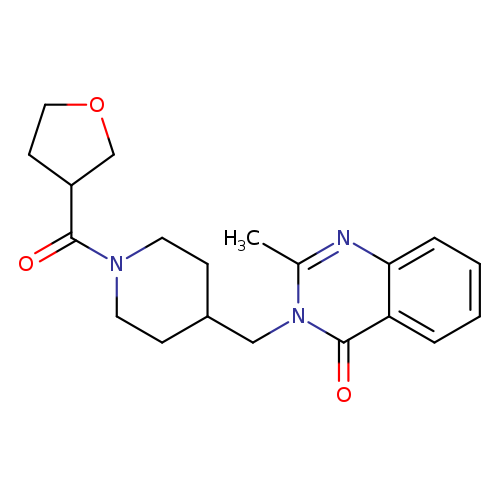2-methyl-3-{[1-(oxolane-3-carbonyl)piperidin-4-yl]methyl}-3,4-dihydroquinazolin-4-one