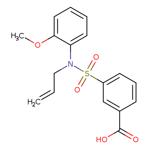3-[(2-methoxyphenyl)(prop-2-en-1-yl)sulfamoyl]benzoic acid