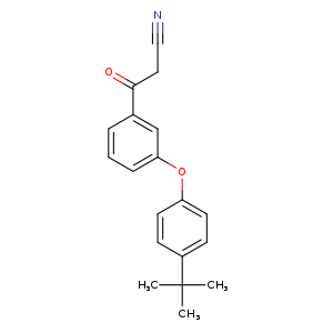 3-[4-(1,1-DIMETHYLETHYL)PHENOXY]-BETA-OXO-BENZENEPROPANENITRILE