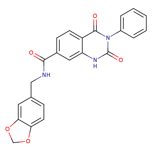 N-[(2H-1,3-benzodioxol-5-yl)methyl]-2,4-dioxo-3-phenyl-1,2,3,4-tetrahydroquinazoline-7-carboxamide
