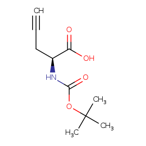 4-Pentynoic acid, 2-[[(1,1-dimethylethoxy)carbonyl]amino]-, (2S)-