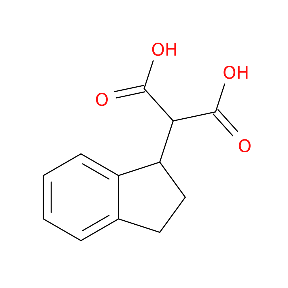 2-(2,3-Dihydro-1H-inden-1-yl)malonic acid