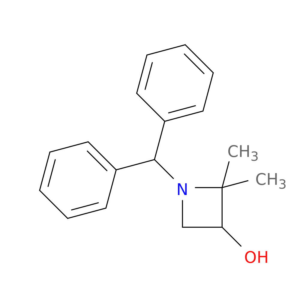 1-(Diphenylmethyl)-2,2-dimethyl-3-azetidinol
