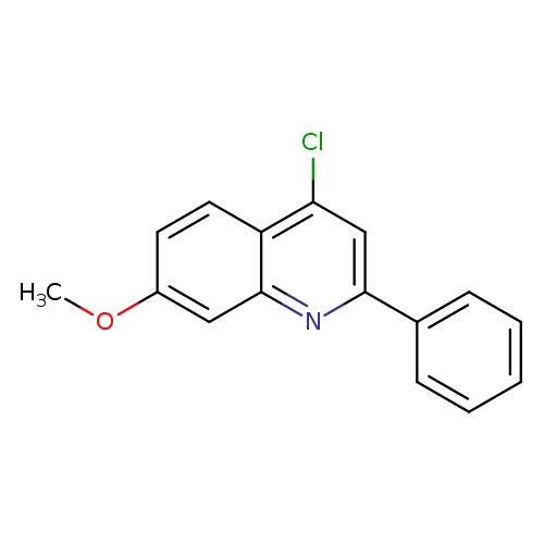 QUINOLINE, 4-CHLORO-7-METHOXY-2-PHENYL-