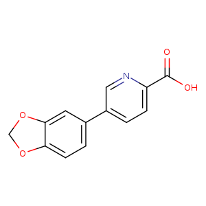 2-Pyridinecarboxylic acid, 5-(1,3-benzodioxol-5-yl)-