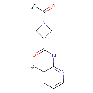1-acetyl-N-(3-methylpyridin-2-yl)azetidine-3-carboxamide