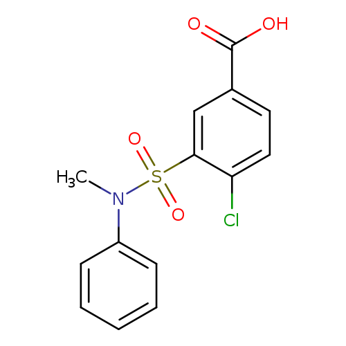 4-chloro-3-[methyl(phenyl)sulfamoyl]benzoic acid