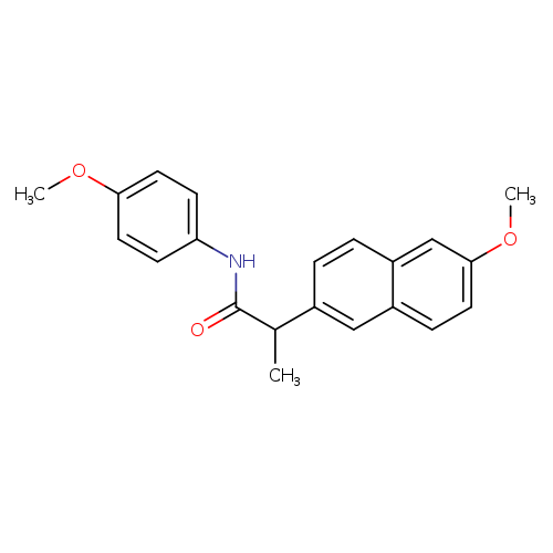 2-(6-methoxy-2-naphthyl)-N-(4-methoxyphenyl)propanamide