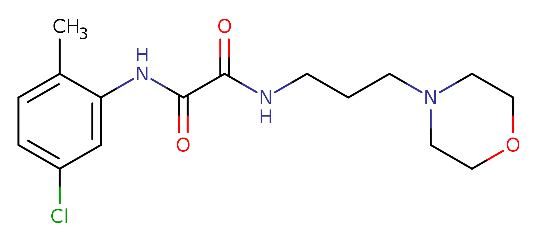 N-(5-chloro-2-methylphenyl)-N'-[3-(morpholin-4-yl)propyl]ethanediamide