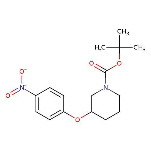 tert-Butyl 3-(4-nitrophenoxy)tetrahydro-1(2h)-pyridinecarboxylate