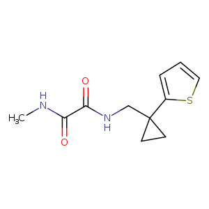 N-methyl-N'-{[1-(thiophen-2-yl)cyclopropyl]methyl}ethanediamide