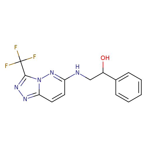 1-phenyl-2-{[3-(trifluoromethyl)-[1,2,4]triazolo[4,3-b]pyridazin-6-yl]amino}ethan-1-ol