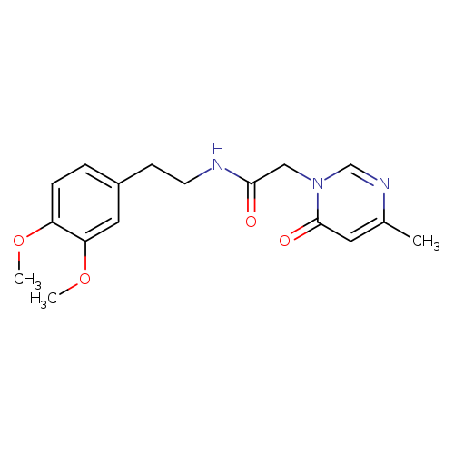 N-[2-(3,4-dimethoxyphenyl)ethyl]-2-(4-methyl-6-oxo-1,6-dihydropyrimidin-1-yl)acetamide
