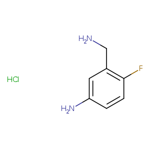 3-(aminomethyl)-4-fluoroaniline hydrochloride