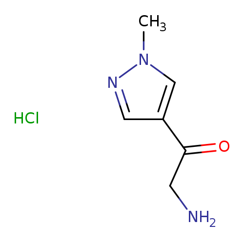 2-amino-1-(1-methyl-1H-pyrazol-4-yl)ethan-1-one hydrochloride