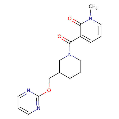 1-methyl-3-{3-[(pyrimidin-2-yloxy)methyl]piperidine-1-carbonyl}-1,2-dihydropyridin-2-one