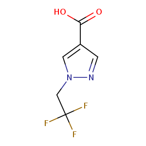 1H-Pyrazole-4-carboxylic acid, 1-(2,2,2-trifluoroethyl)-