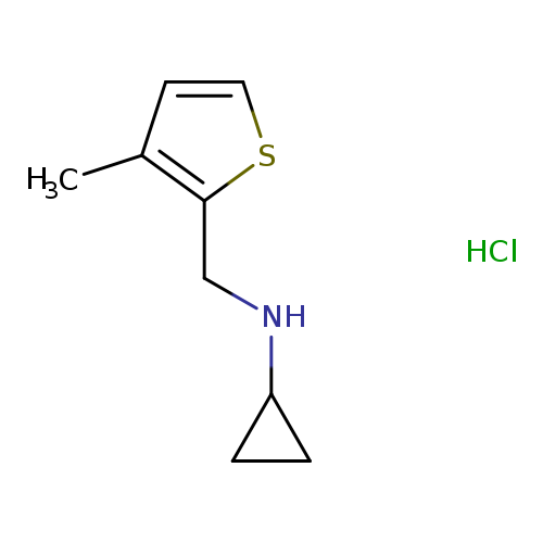 N-[(3-methyl-2-thienyl)methyl]cyclopropanamine hydrochloride