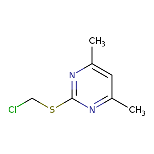 2-[(chloromethyl)sulfanyl]-4,6-dimethylpyrimidine