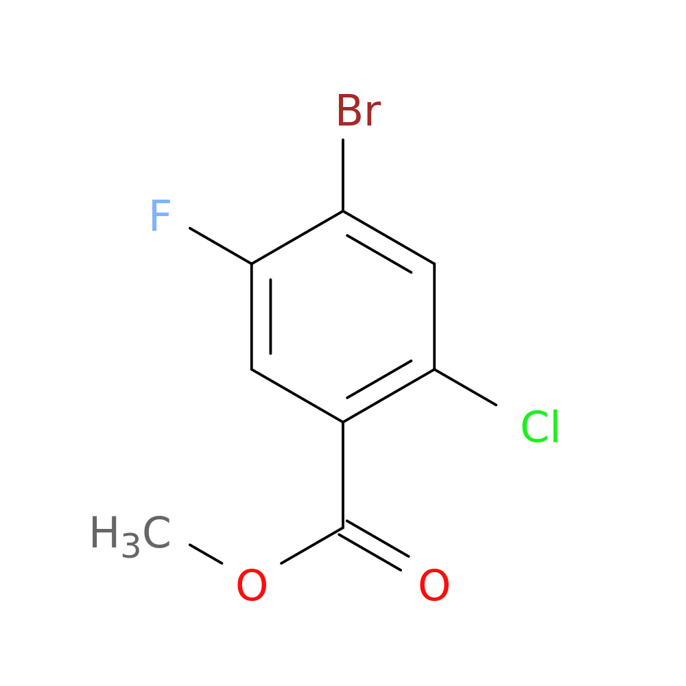 METHYL 4-BROMO-2-CHLORO-5-FLUOROBENZOATE