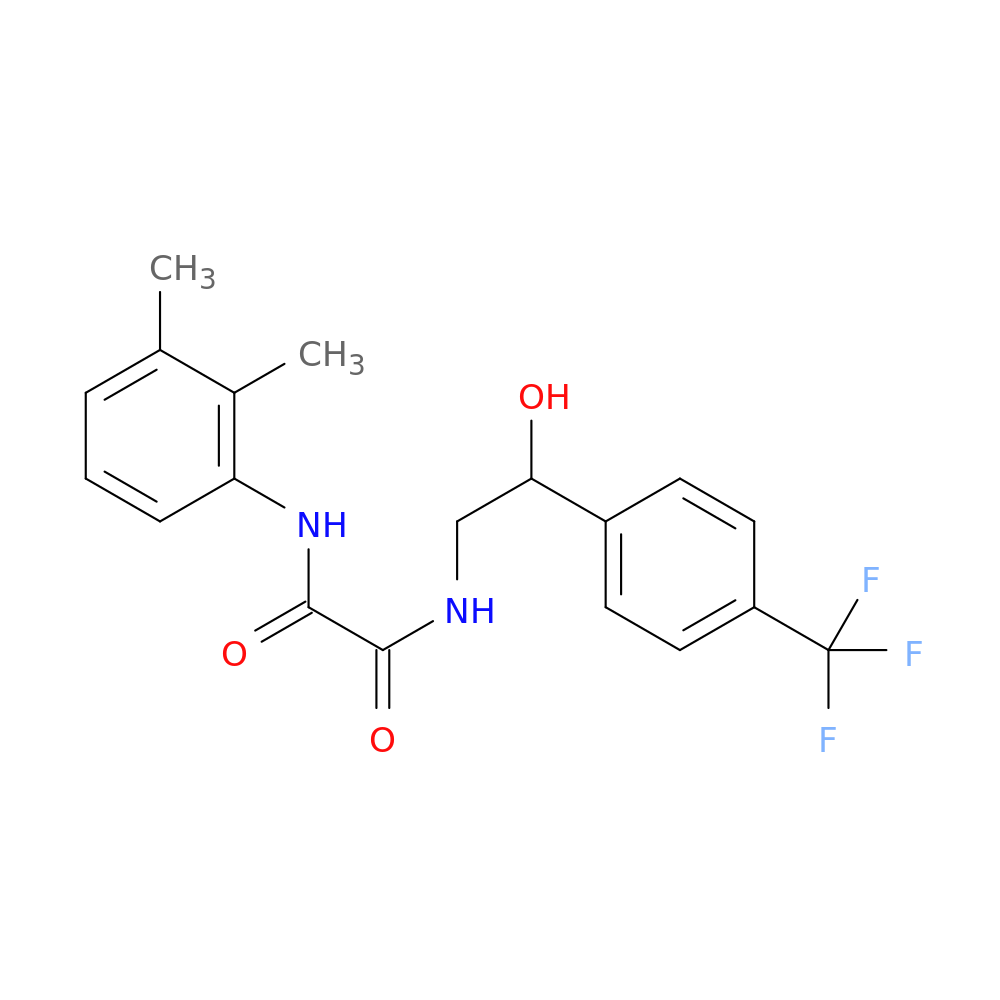 N-(2,3-dimethylphenyl)-N'-{2-hydroxy-2-[4-(trifluoromethyl)phenyl]ethyl}ethanediamide